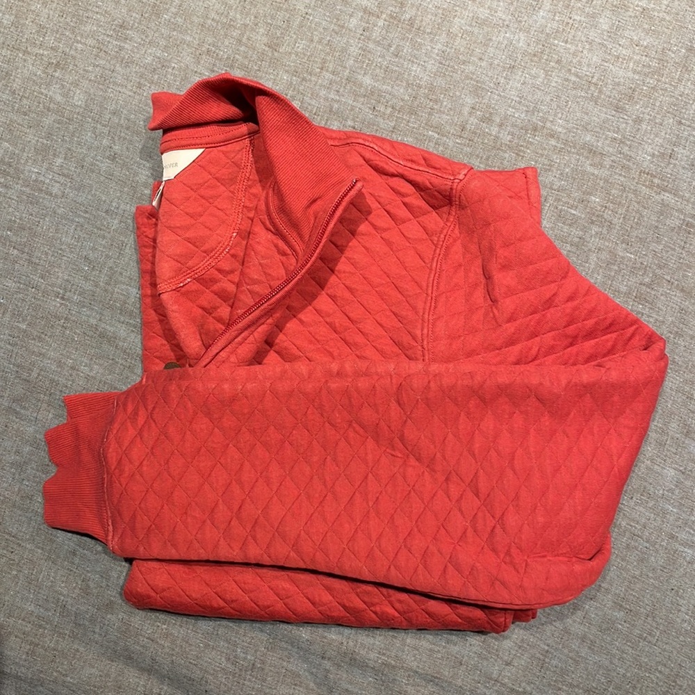 Men’s Southern Proper “Beau” Quilted Quarter Zip Pullover Sweater